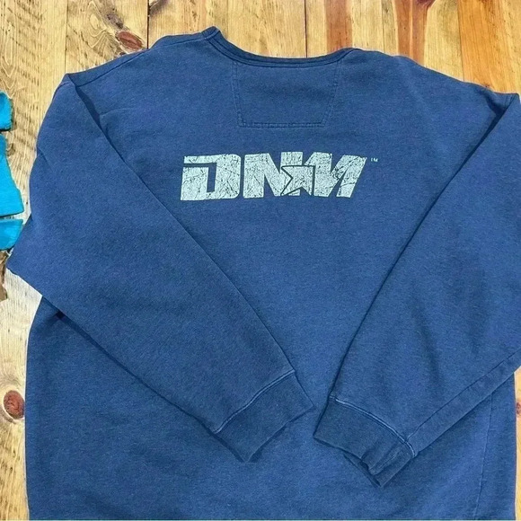 Mecca Vintage Blue Crew Neck Mens Sweatshirt Y2K Size XXL 2X pullover, c… - Picture 5 of 8